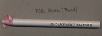 pencil, textile pencil,