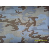 Rip-stop camouflage fabric