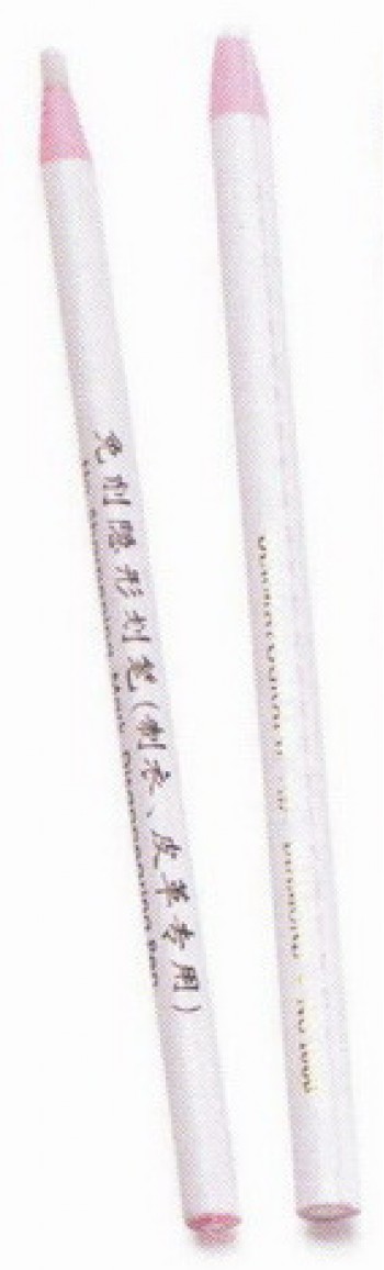 white pencil, textile pencil